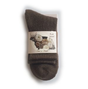Yak Wool Socks – Nightingale Brown